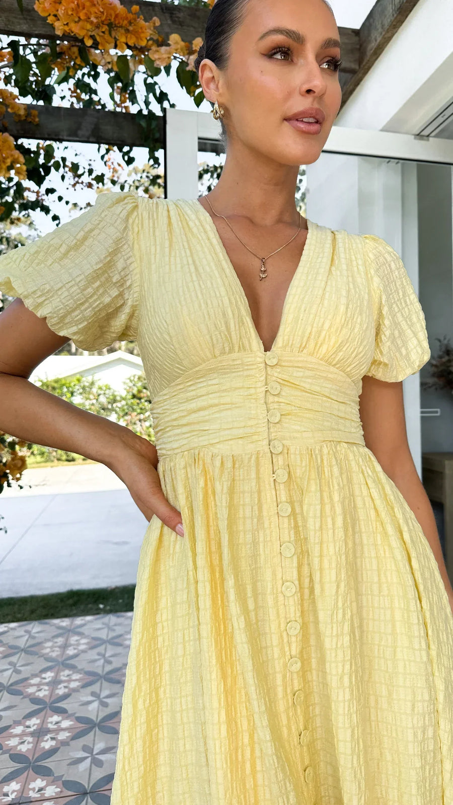 Arabella | Long Sleeve Maxi Dress For Garden Parties & Weddings