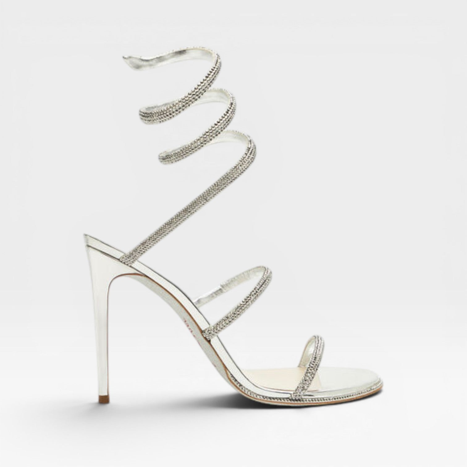 Seraphina | Gold Block Heels For Wedding With Diamante Wrap Detail