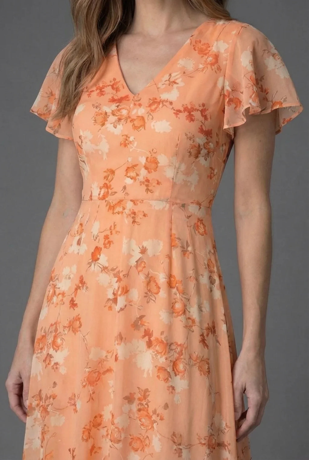 Evangeline | Floral Maxi Winter Wedding Guest Dresses