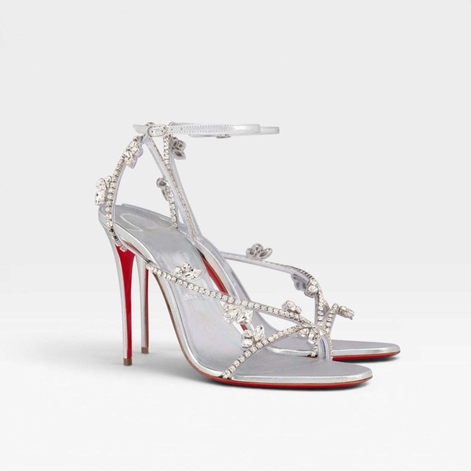 Isolde | Crystal Embellished Strappy Stiletto Heels