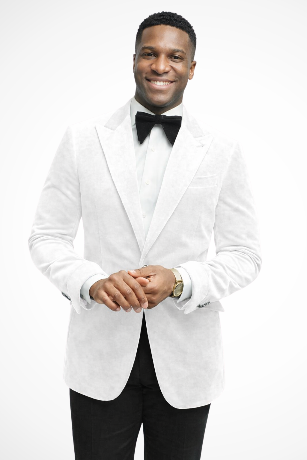Viktor | Men Velvet Peak Lapel Wedding Guest Blazer