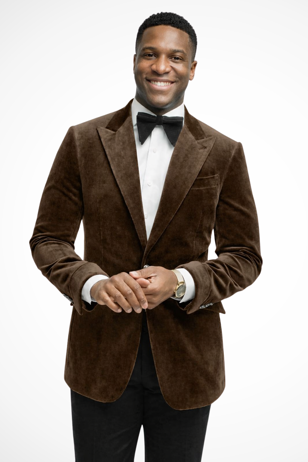 Viktor | Men Velvet Peak Lapel Wedding Guest Blazer