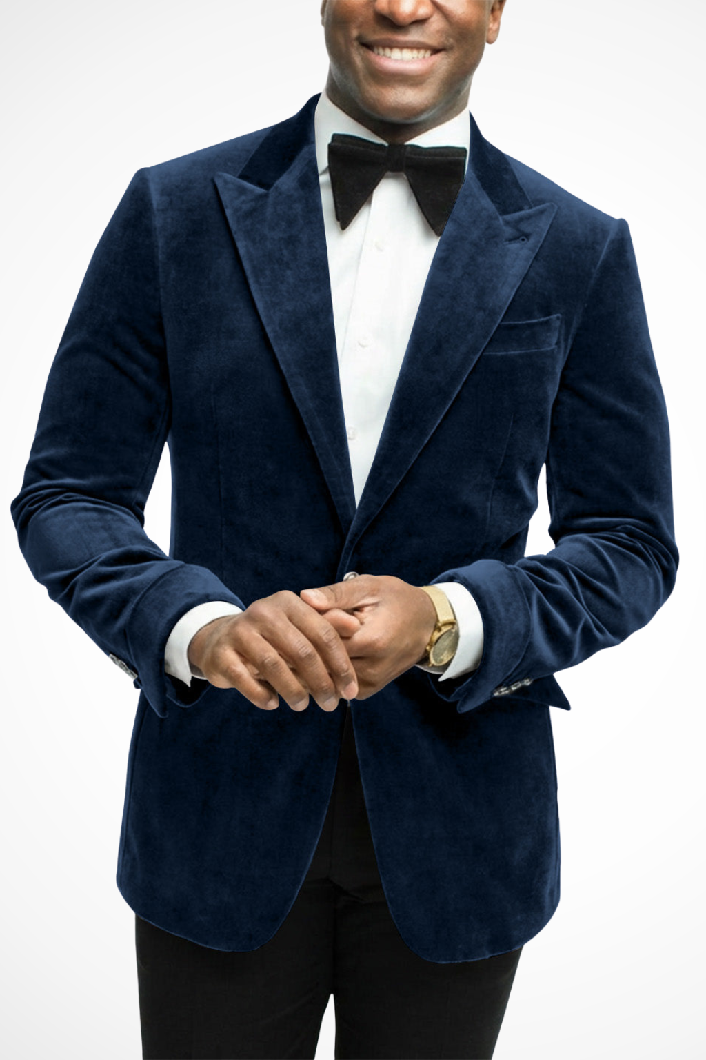 Viktor | Men Velvet Peak Lapel Wedding Guest Blazer