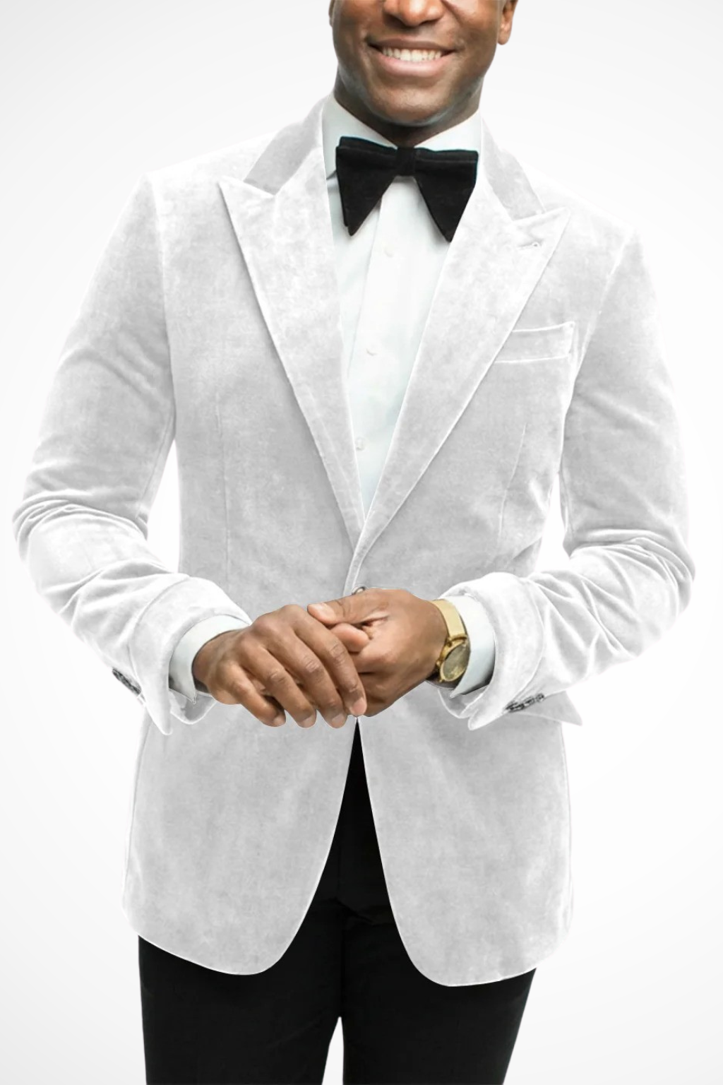 Augustin | Men Velvet Peak Lapel Wedding Guest Blazer