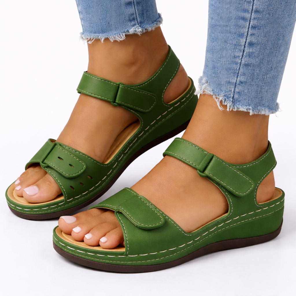 Ophelia | Comfortable Wedge Heels For Wide Feet Summer Sandals