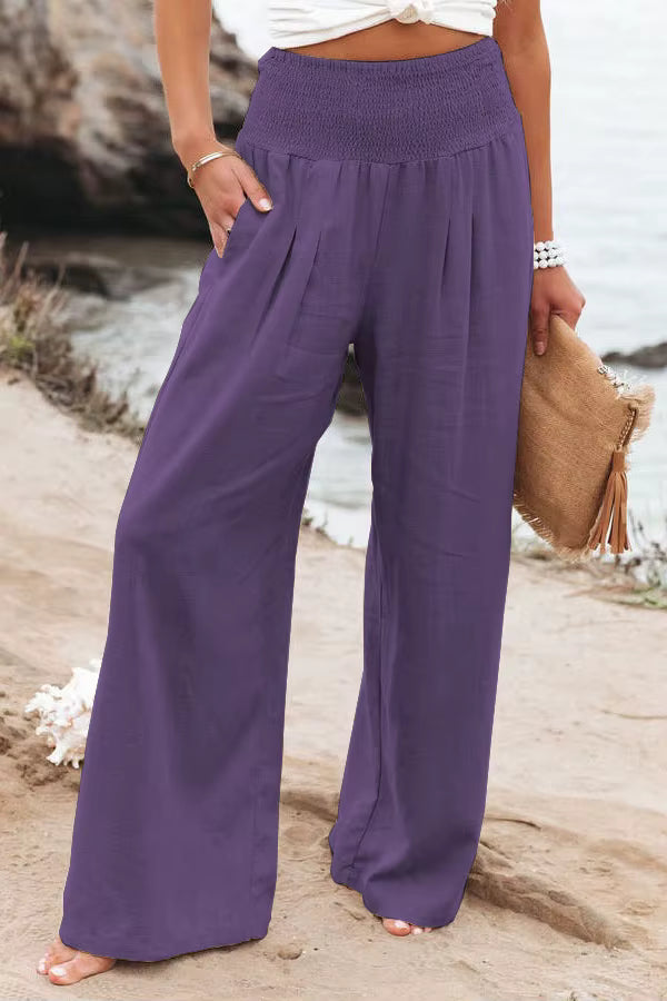 Daphne | Skinny Fit Linen Trousers For Women Tailored Style