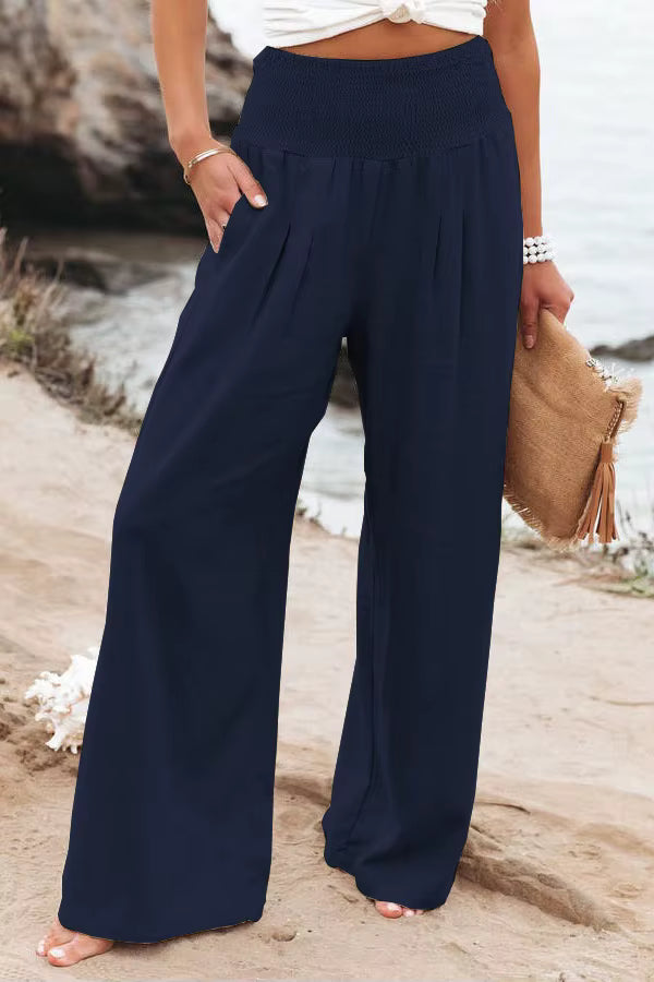 Daphne | Skinny Fit Linen Trousers For Women Tailored Style