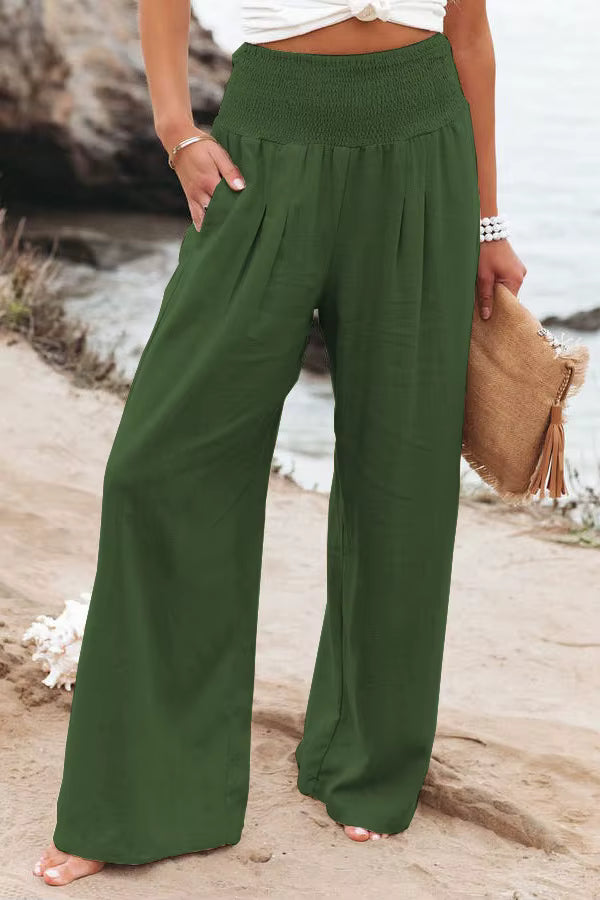 Daphne | Skinny Fit Linen Trousers For Women Tailored Style