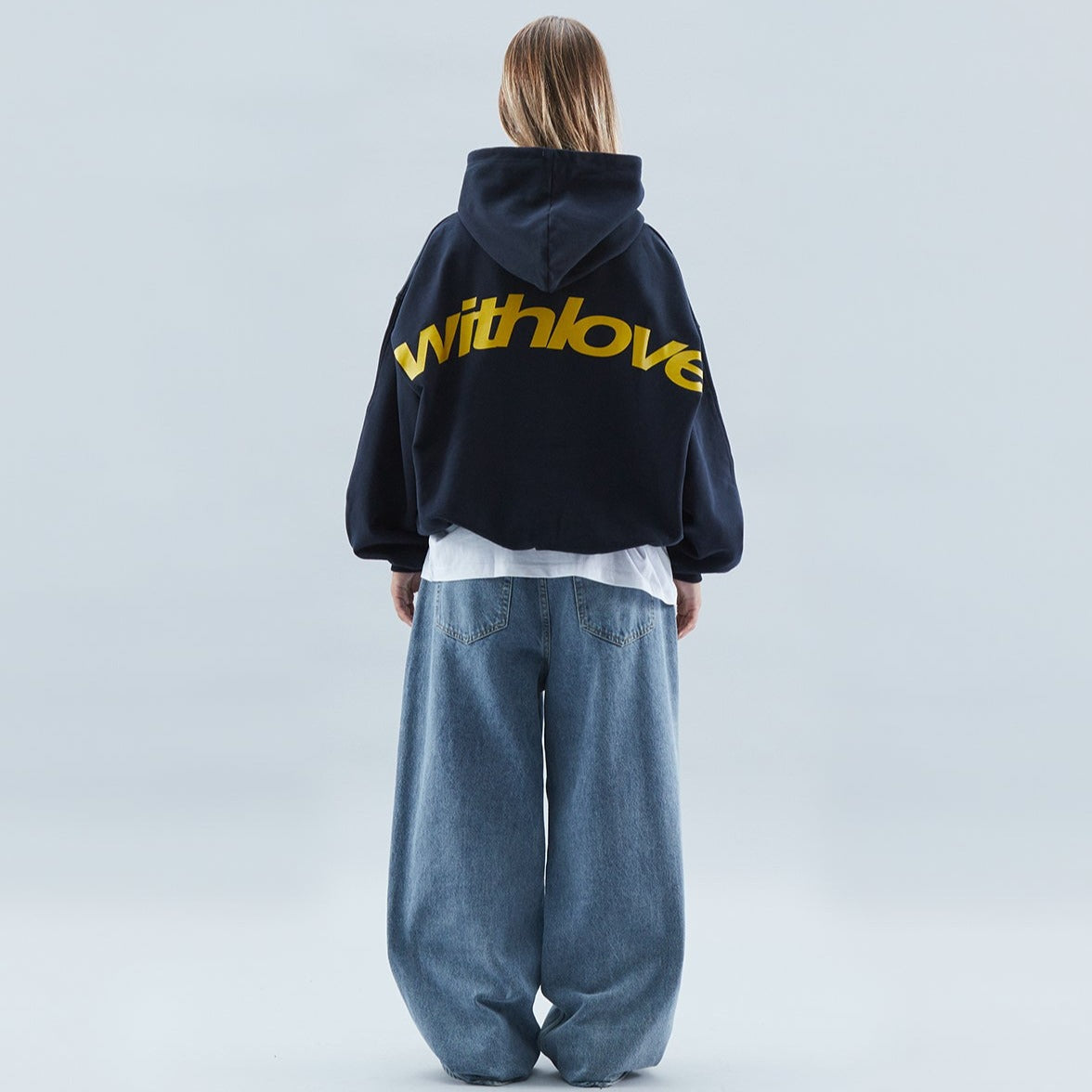 Hermione | Zip Up Sweatshirt No Hood Relaxed Fit Casual