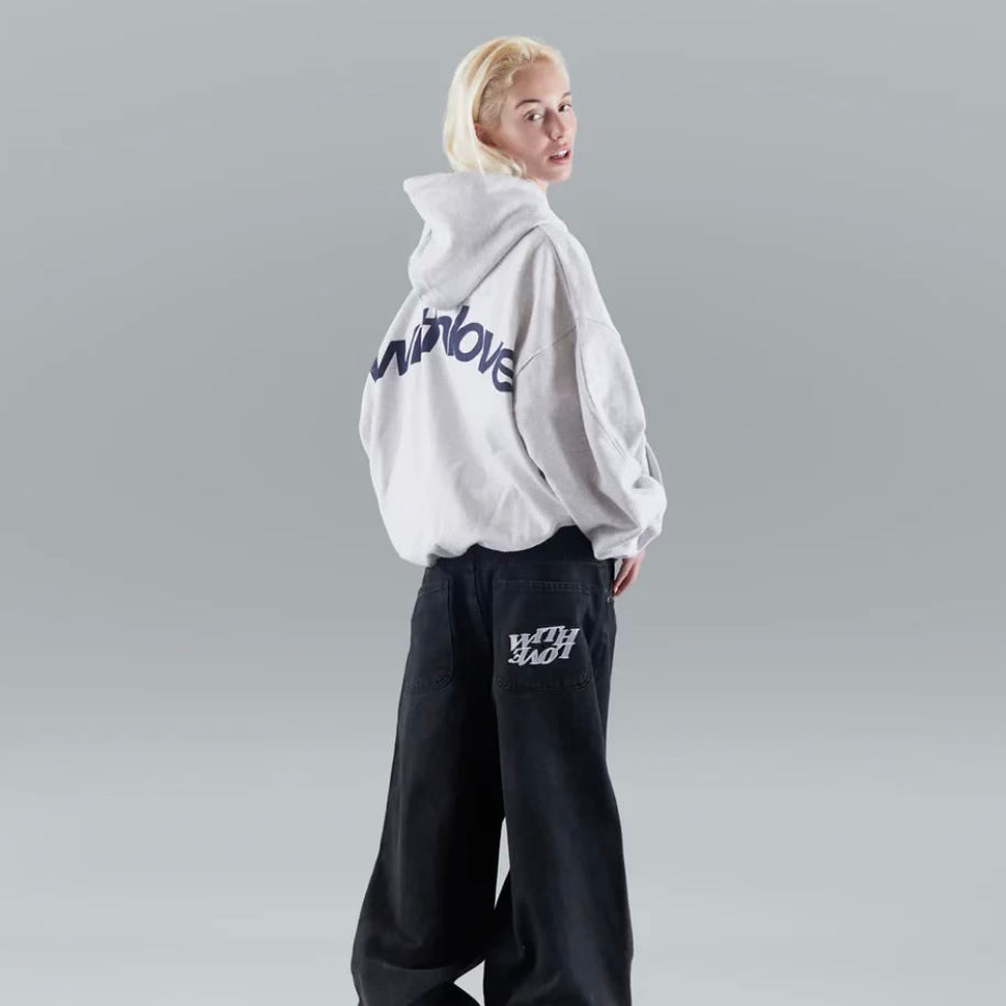 Hermione | Zip Up Sweatshirt No Hood Relaxed Fit Casual