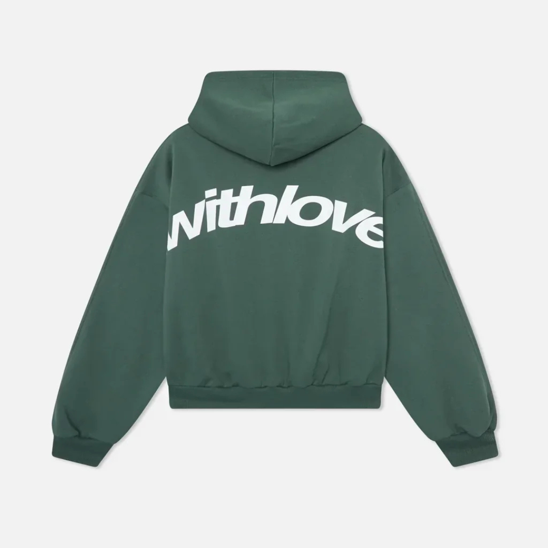 Hermione | Zip Up Sweatshirt No Hood Relaxed Fit Casual