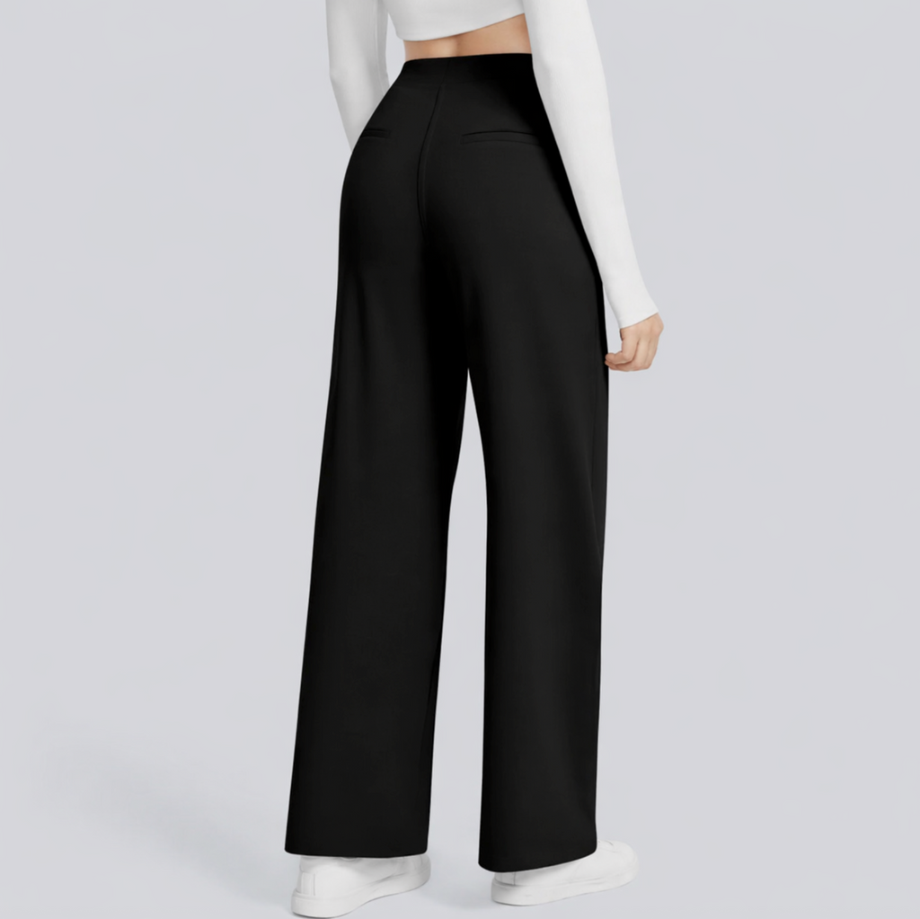 Octavia | Women Wide Leg Trousers High Waist Tailored Casual
