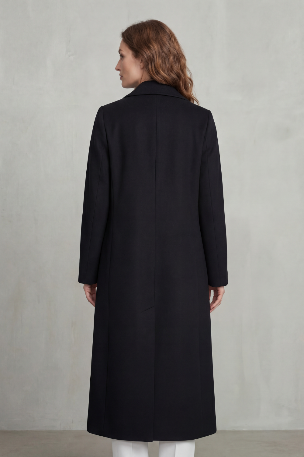 Celestine | Double Breasted Wool Blend Coat in Camel
