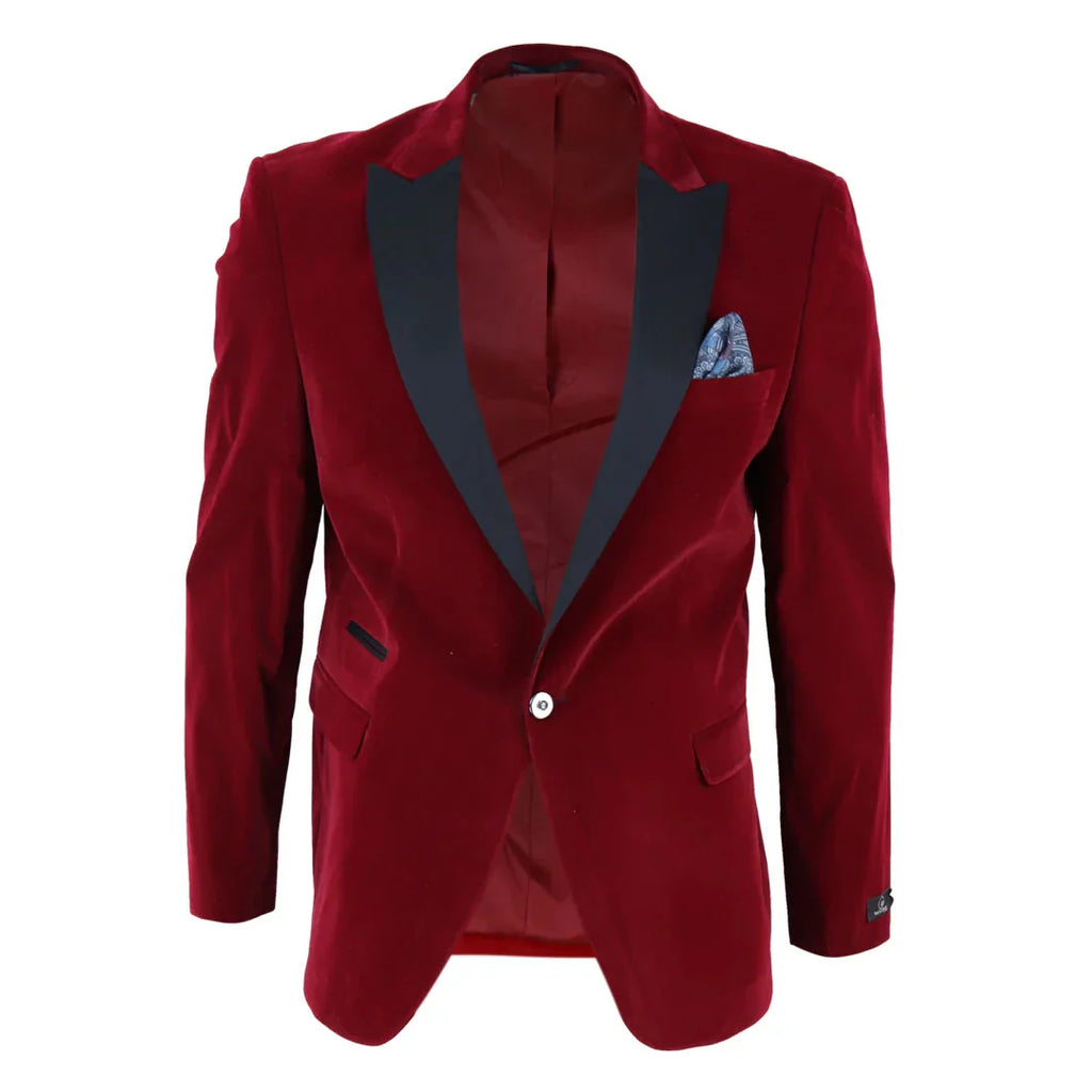 Nestor | Velvet Tuxedo Blazer for Wedding and Evening Occasions