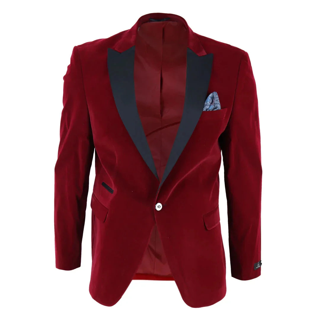 Nestor | Velvet Tuxedo Blazer for Wedding and Evening Occasions