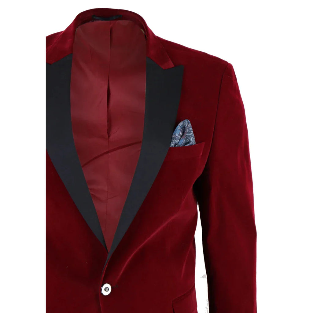 Nestor | Velvet Tuxedo Blazer for Wedding and Evening Occasions