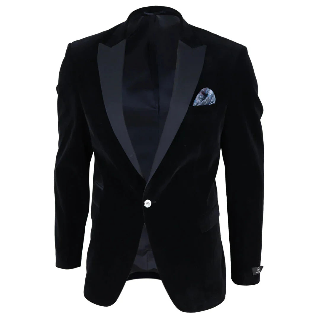 Nestor | Velvet Tuxedo Blazer for Wedding and Evening Occasions