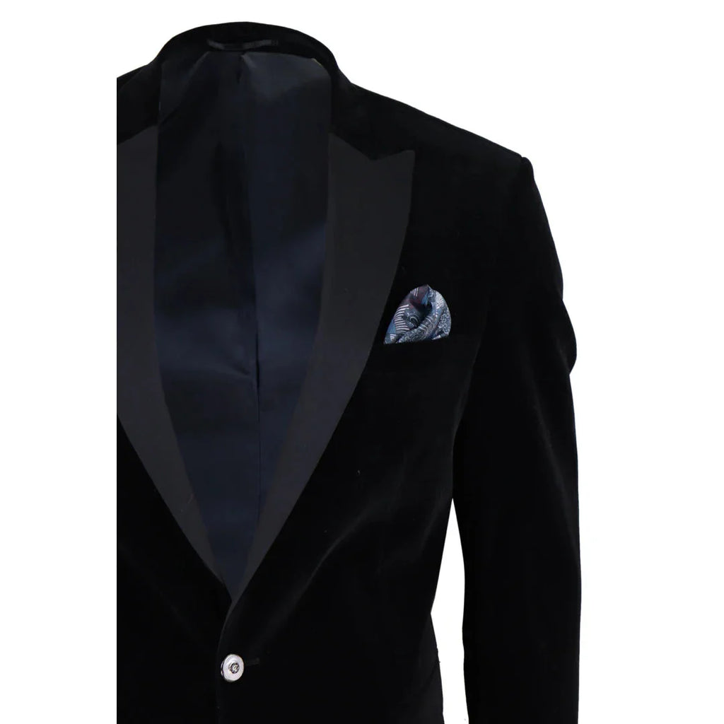 Nestor | Velvet Tuxedo Blazer for Wedding and Evening Occasions