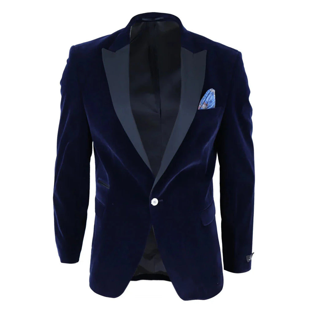 Tristan | Velvet Tuxedo Blazer for Wedding and Evening Occasions
