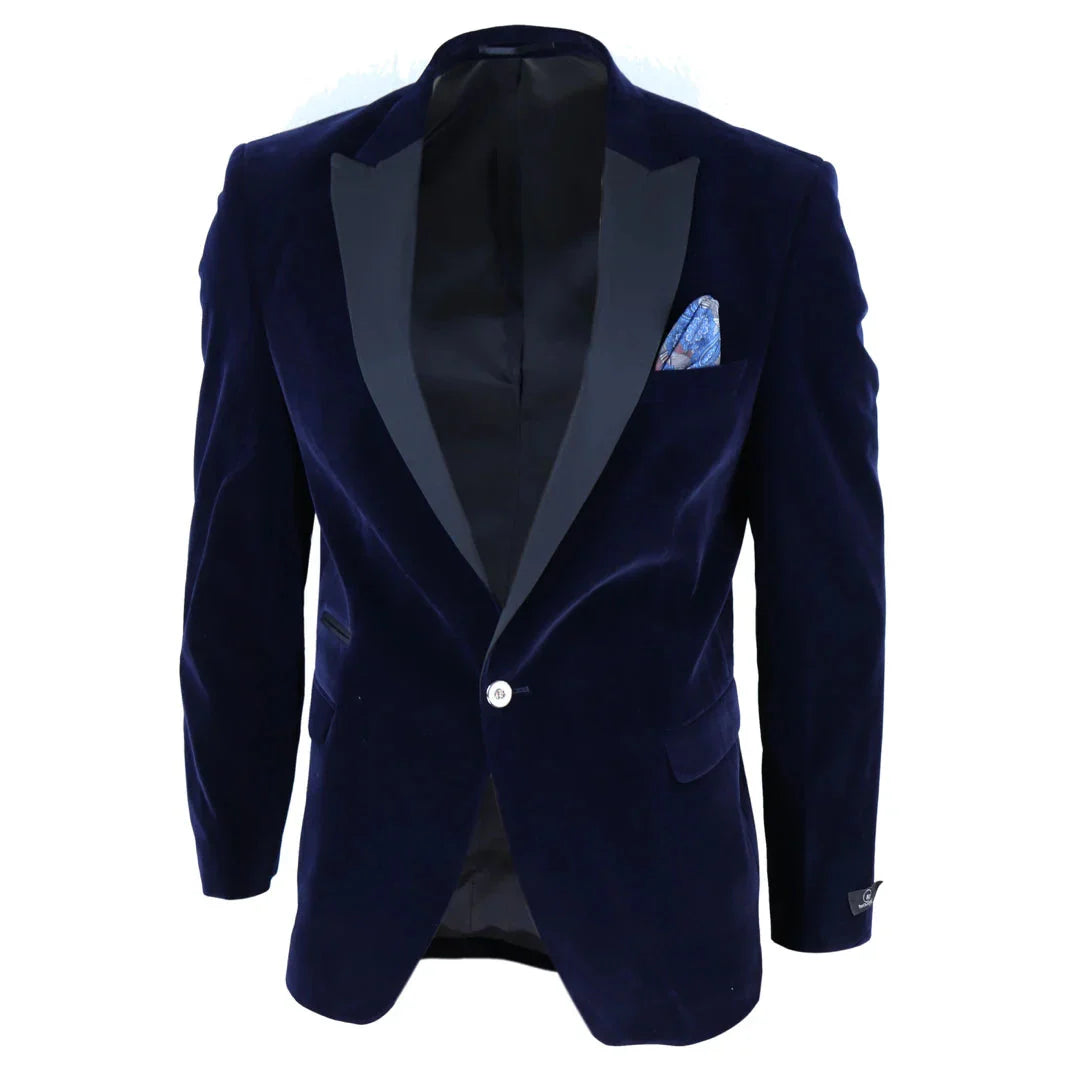 Nestor | Velvet Tuxedo Blazer for Wedding and Evening Occasions