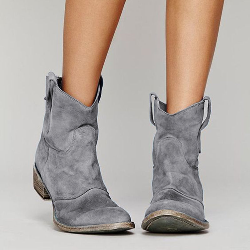 Thalia | Women's Low Heel Dress Ankle Boots For Every Day