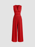 Ingrid | Strapless Wide Leg Jumpsuit Women Summer Wedding Guest