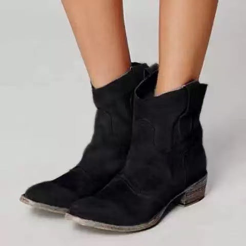 Thalia | Women's Low Heel Dress Ankle Boots For Every Day