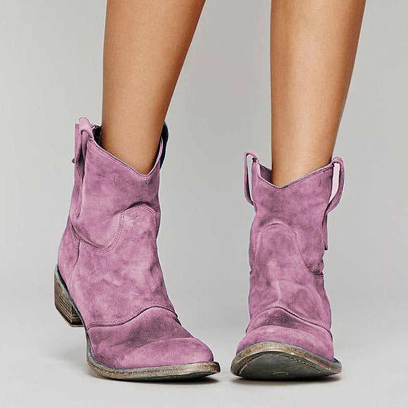 Thalia | Women's Low Heel Dress Ankle Boots For Every Day