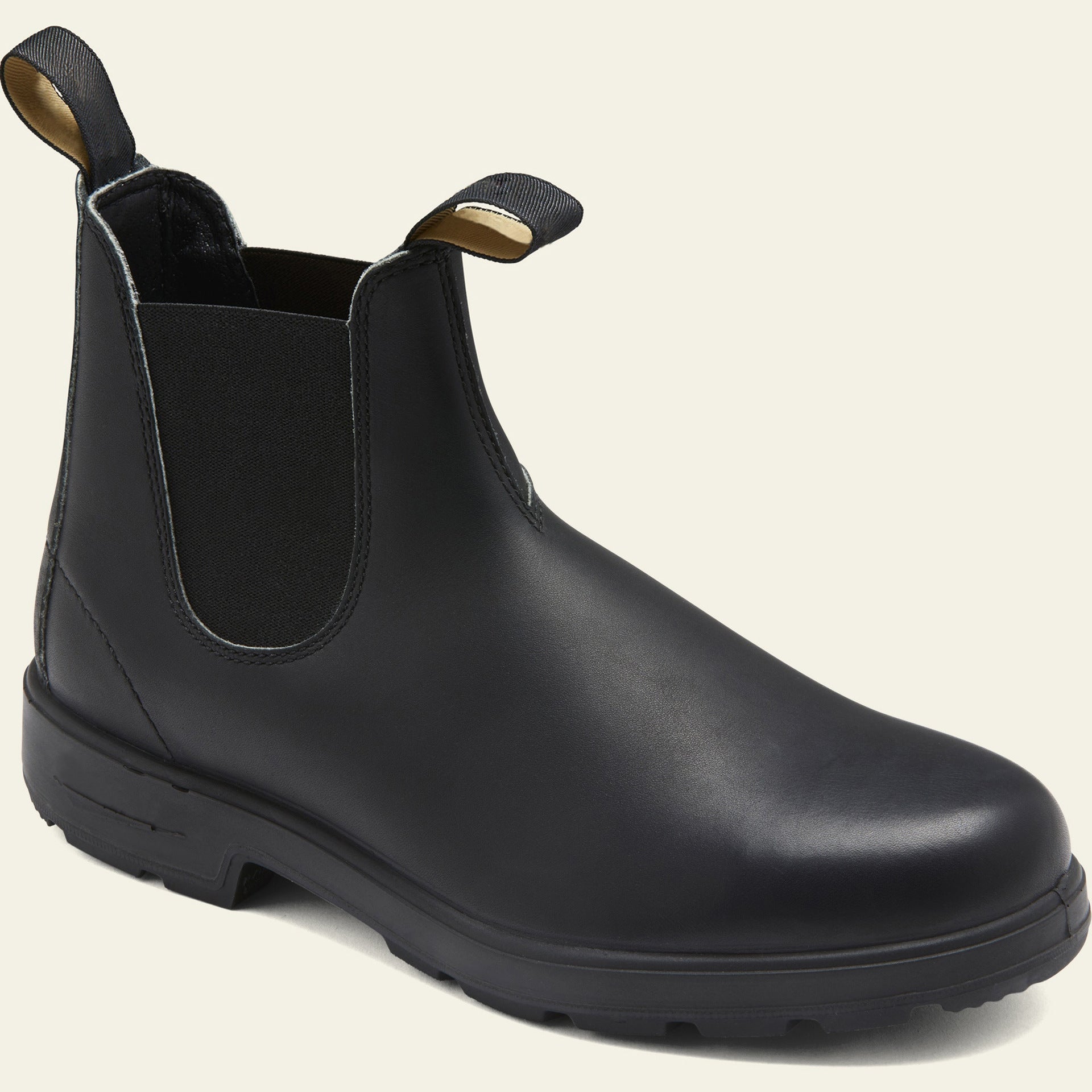 Sylvie | Black & Brown Leather Chelsea Boots For Women — Black