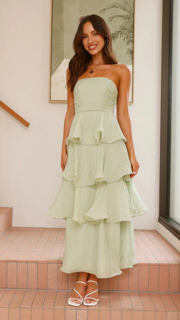 Octavia | Spring Summer Maxi Wedding Guest Dresses Elegant