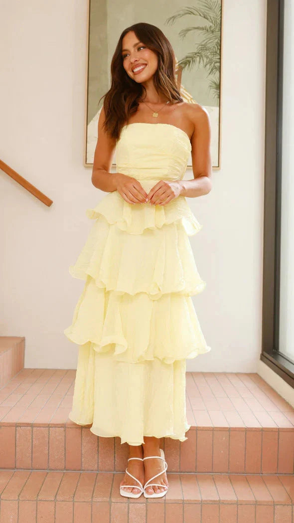 Octavia | Spring Summer Maxi Wedding Guest Dresses Elegant