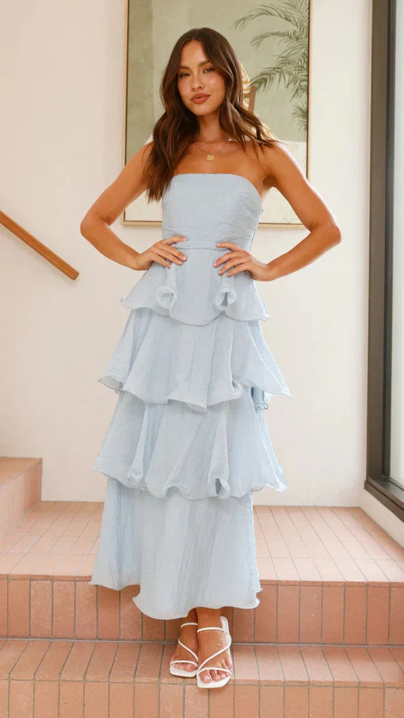 Octavia | Spring Summer Maxi Wedding Guest Dresses Elegant