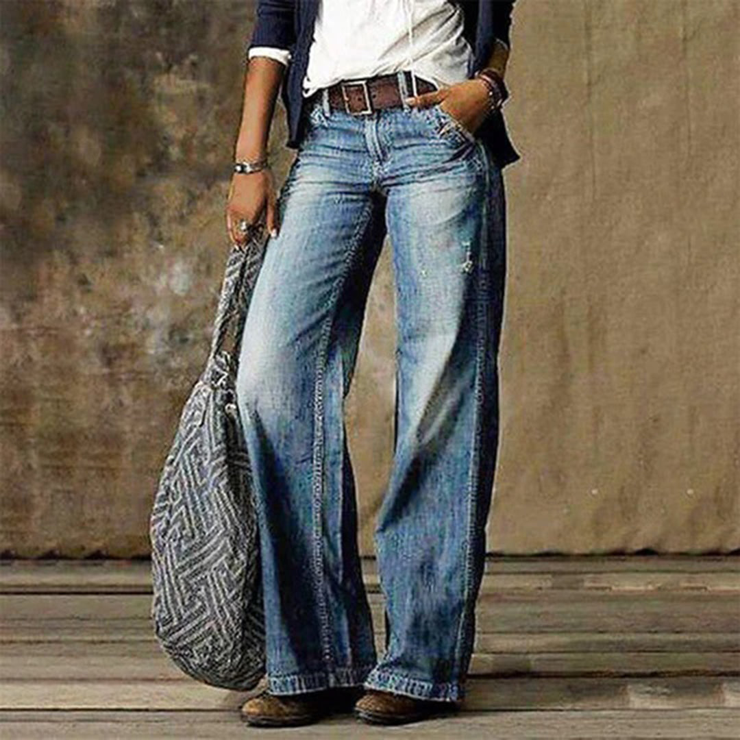 Isolde | High Waisted Wide Leg Pants For Office & Weekend