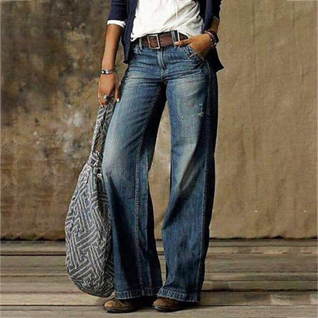 Isolde | High Waisted Wide Leg Pants For Office & Weekend