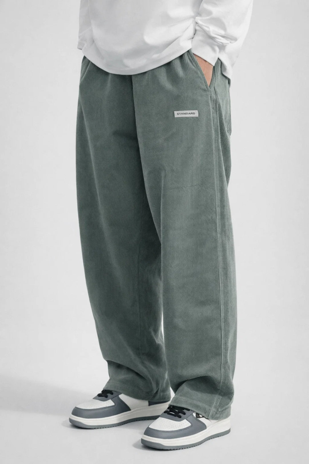 Albane | Wide Leg Corduroy Trousers Relaxed Casual Weekend