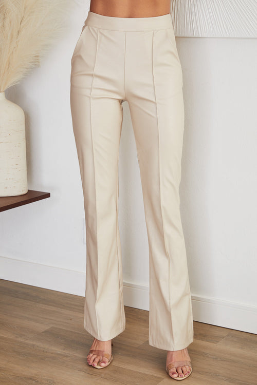 Bridget | Faux Leather Jacket Tailored Smart Casual