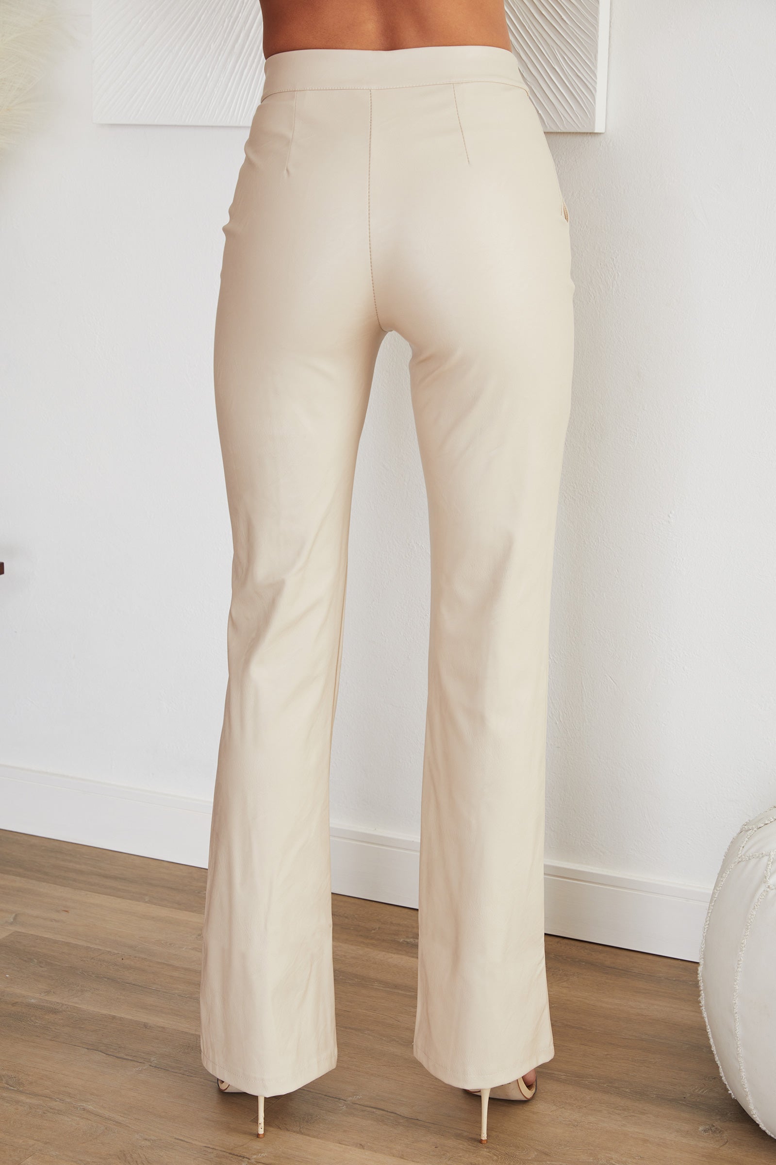 Bridget | Faux Leather Jacket Tailored Smart Casual