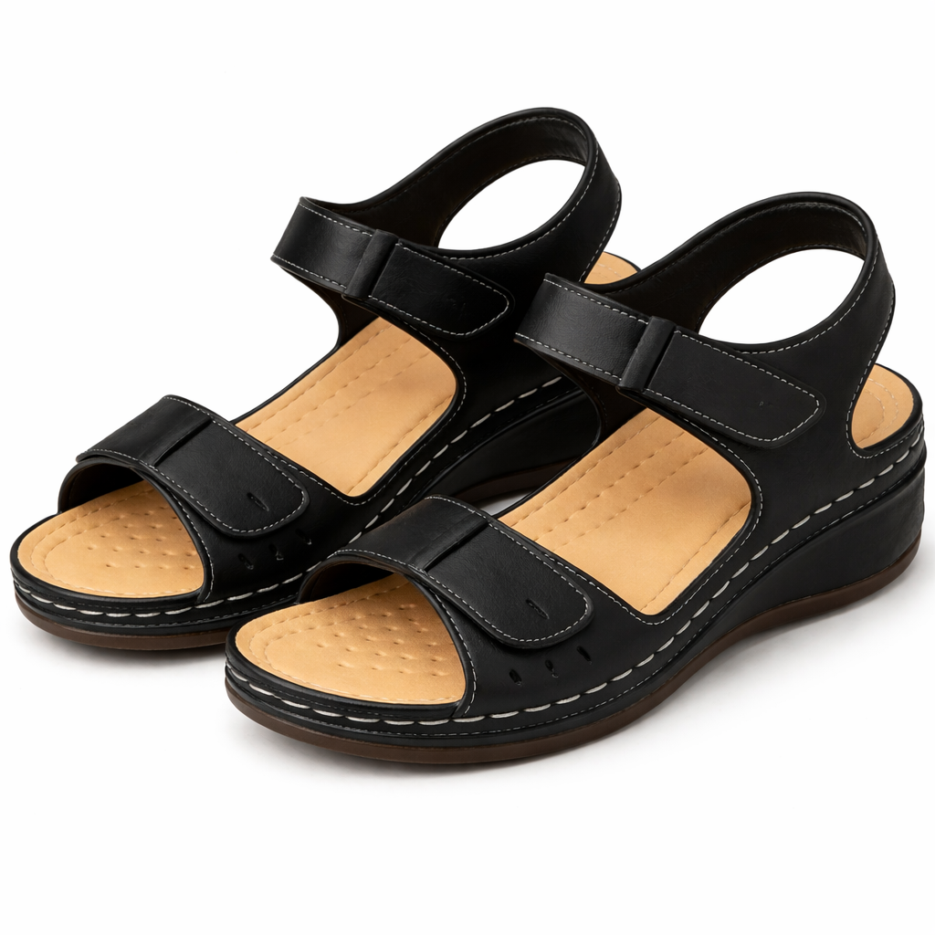 Ophelia | Comfortable Wedge Heels For Wide Feet Summer Sandals