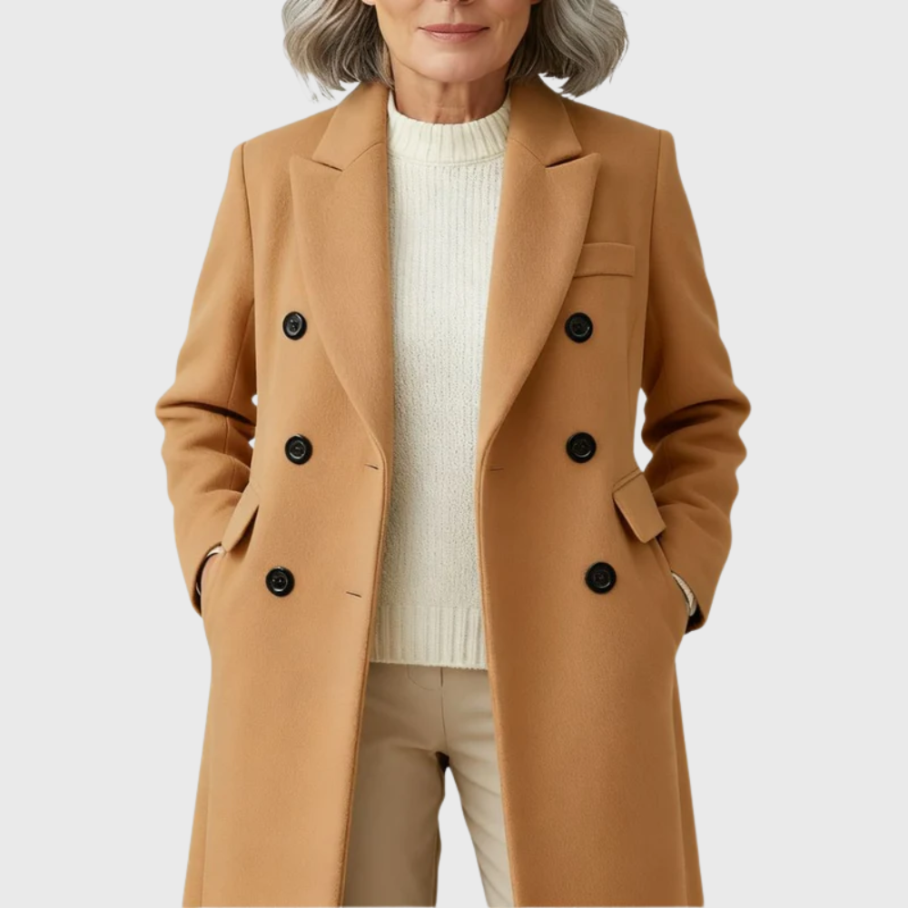 Fleur | Womens Classic Wool Coats 2022 Winter Tailored Overcoat