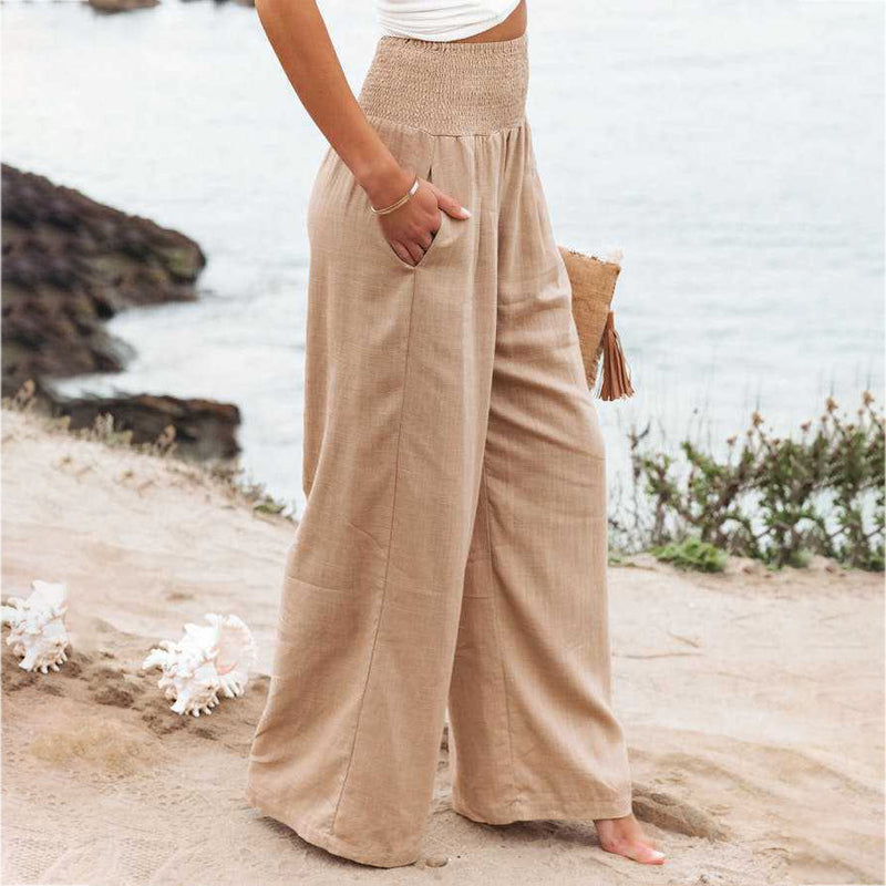 Daphne | Skinny Fit Linen Trousers For Women Tailored Style