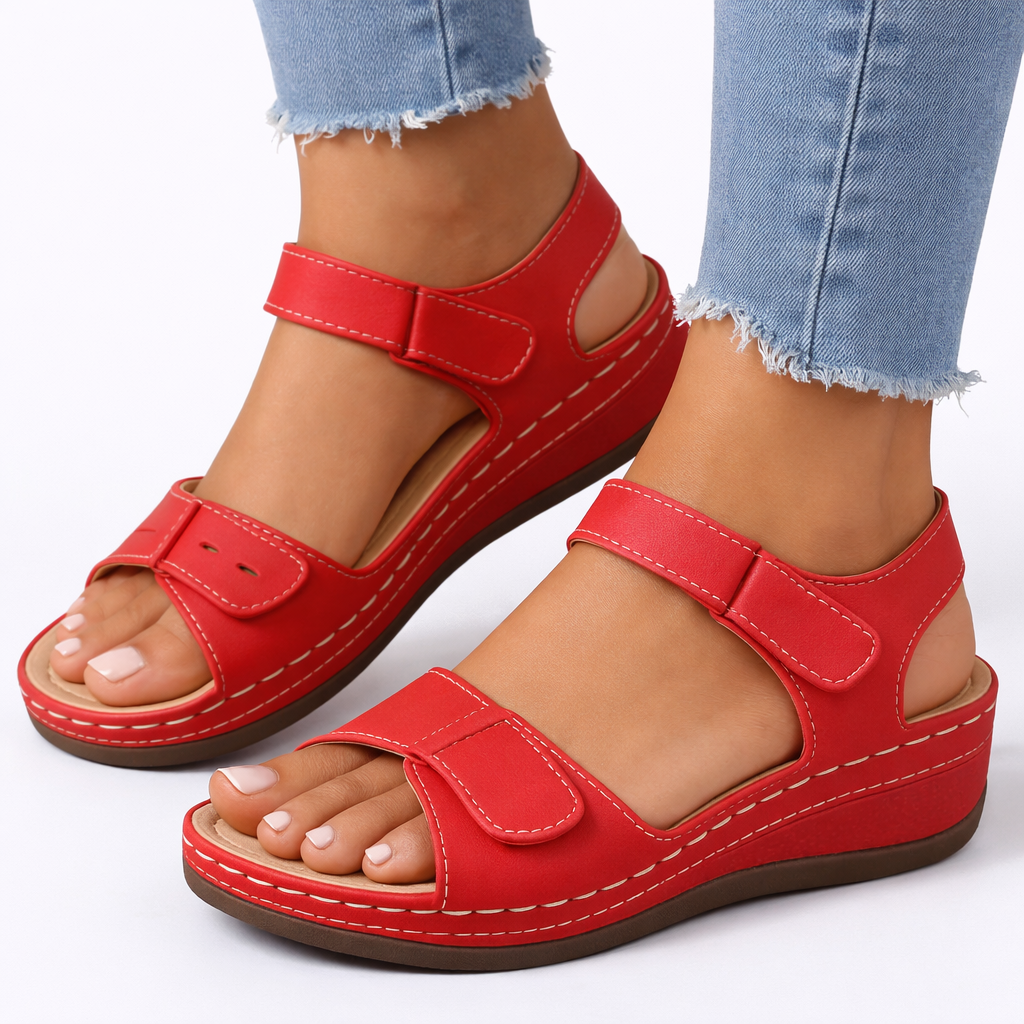 Ophelia | Comfortable Wedge Heels For Wide Feet Summer Sandals