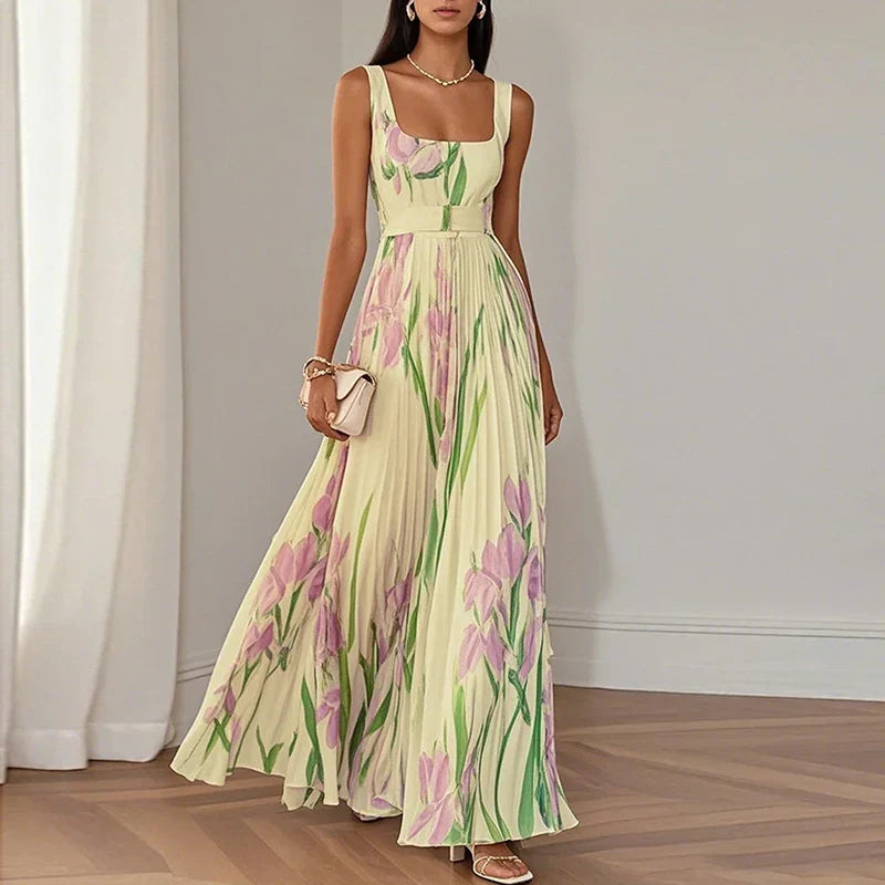 Rosalind | Floral A Line Wedding Guest Maxi Dresses
