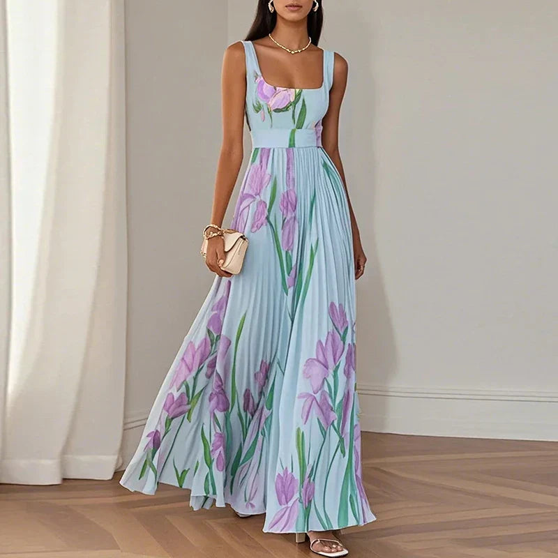 Rosalind | Floral A Line Wedding Guest Maxi Dresses
