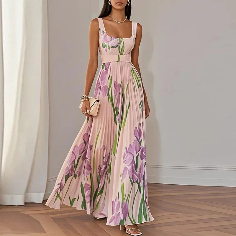 Rosalind | Floral A Line Wedding Guest Maxi Dresses