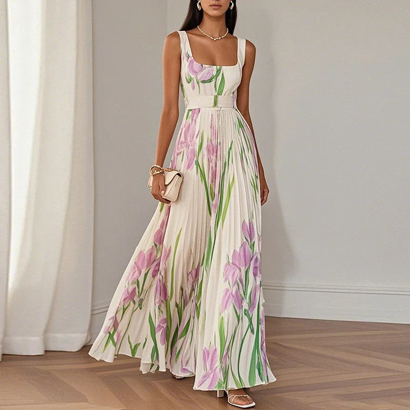 Rosalind | Floral A Line Wedding Guest Maxi Dresses