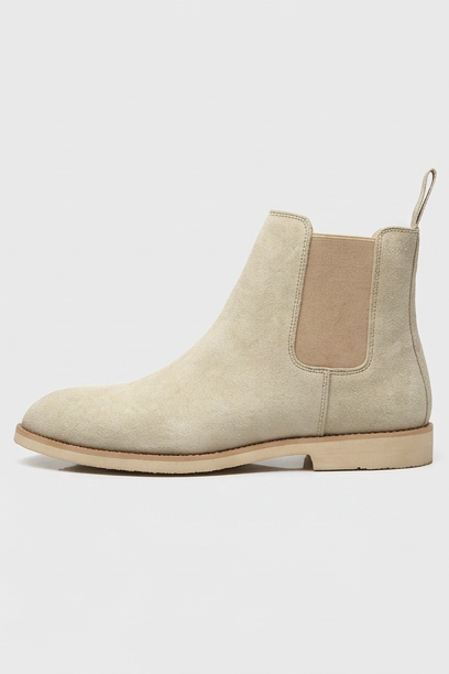 Hugo | Black Suede Leather Chelsea Ankle Boots Smart Casual