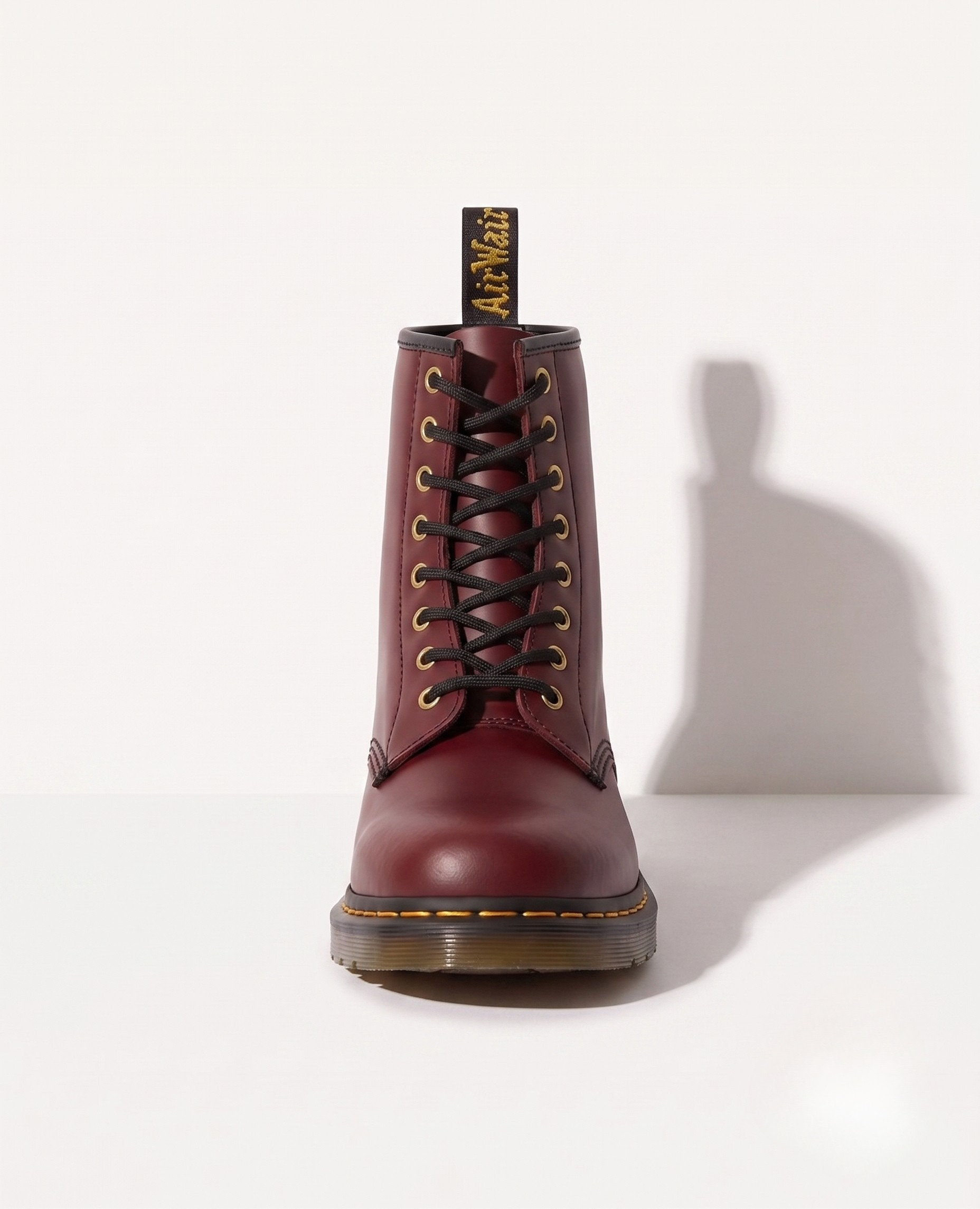 Violaine | Womens Leather Motorcycle Combat Boots Lace Up