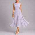 Honorine | Elegant Draped Pleated Midi Dresses For Women