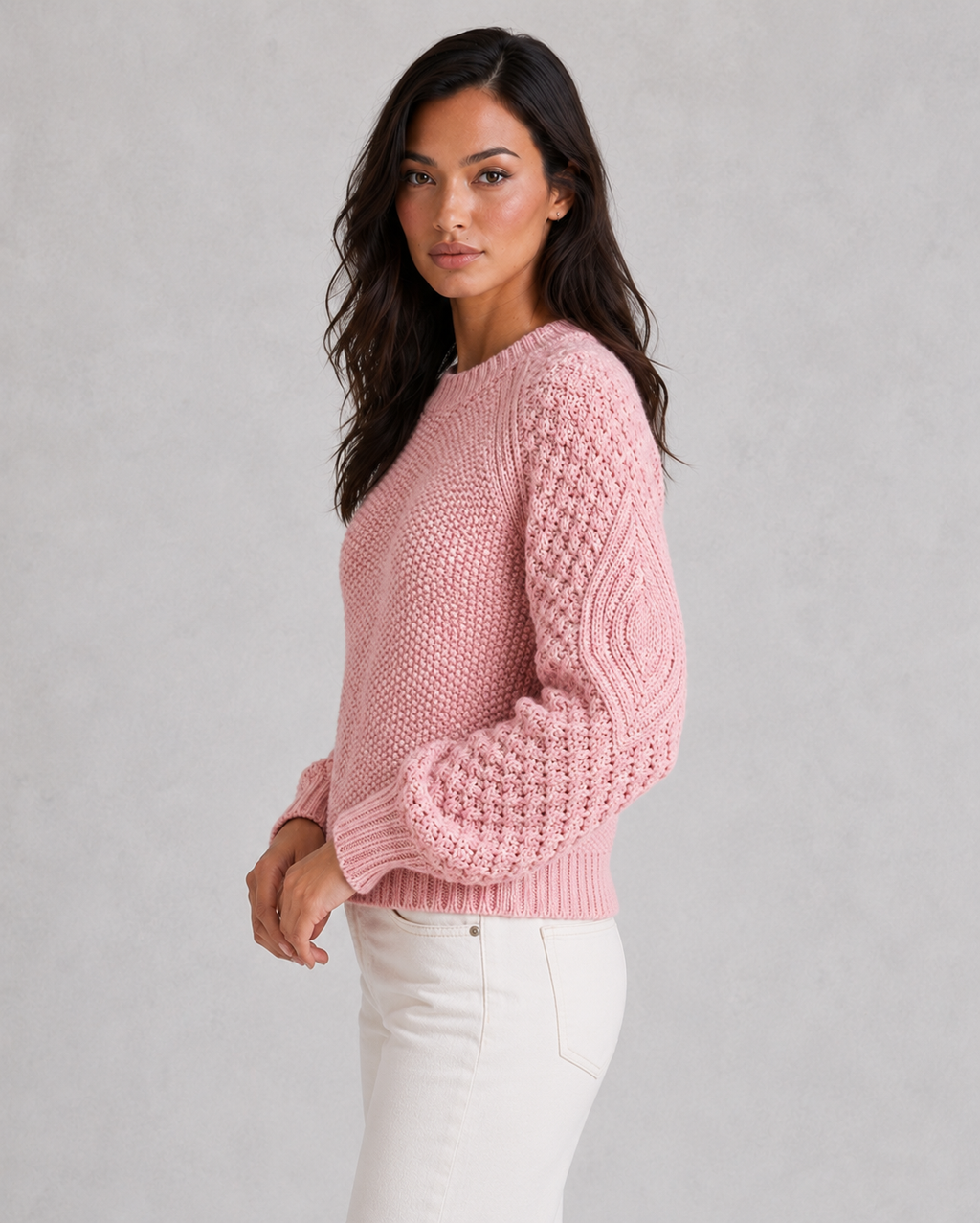 Delia | Oversized Chunky Cable Knit Long Cardigan Jumper Sweater