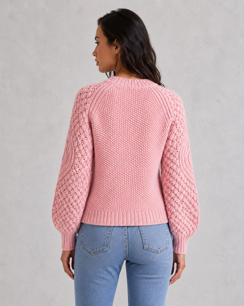 Delia | Oversized Chunky Cable Knit Long Cardigan Jumper Sweater